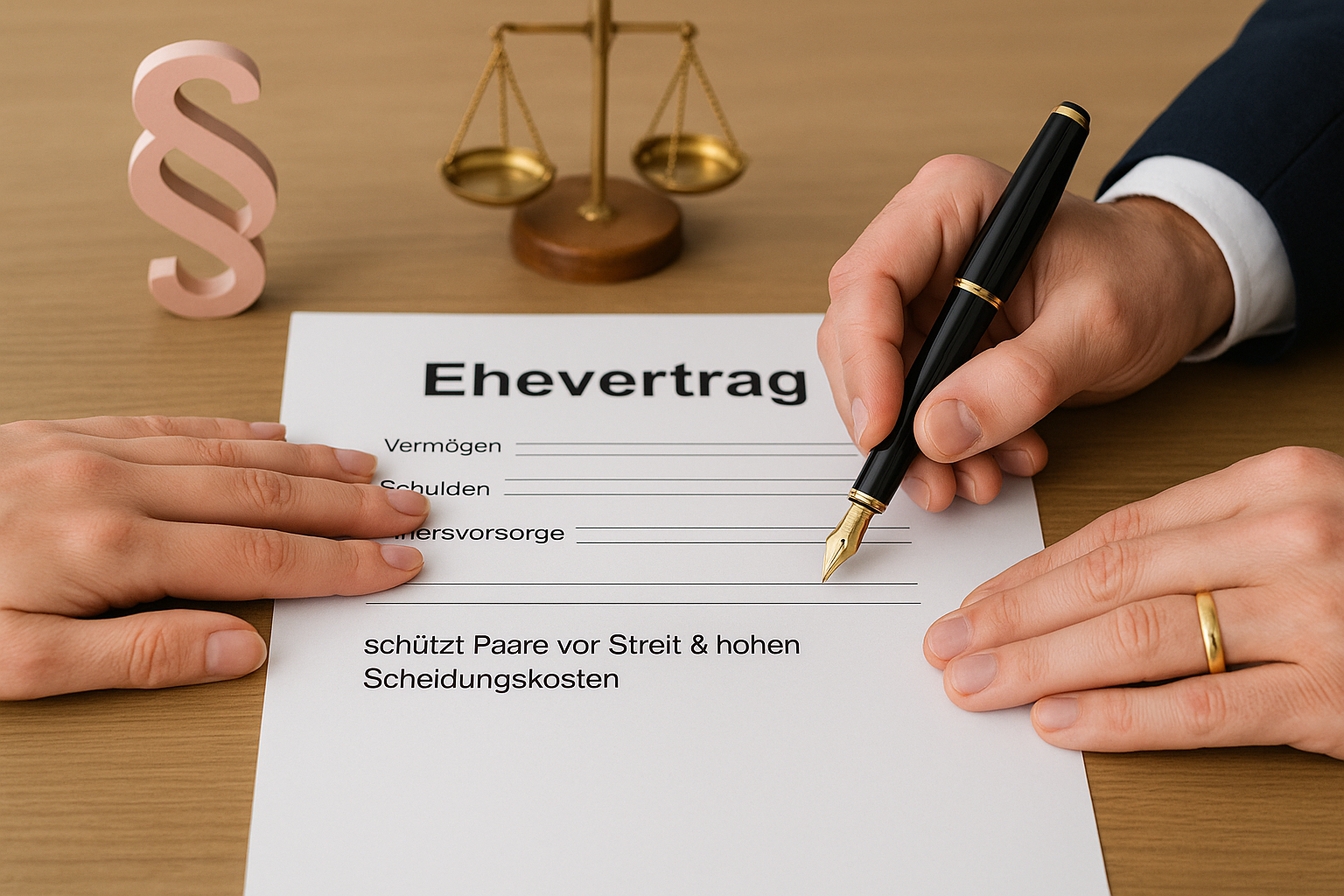 Ehevertrag und Finanzen – Warum klare Vereinbarungen Paare stärken