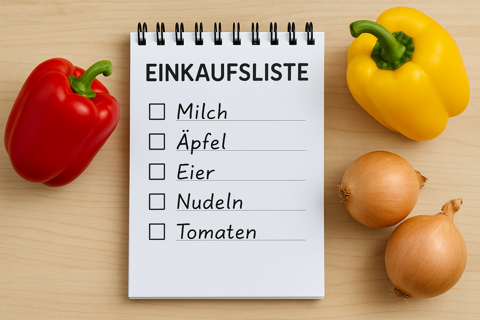 Einkaufslisten statt Spontankäufe